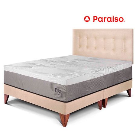 Dormitorio Europeo Balanzze Queen  Champagne