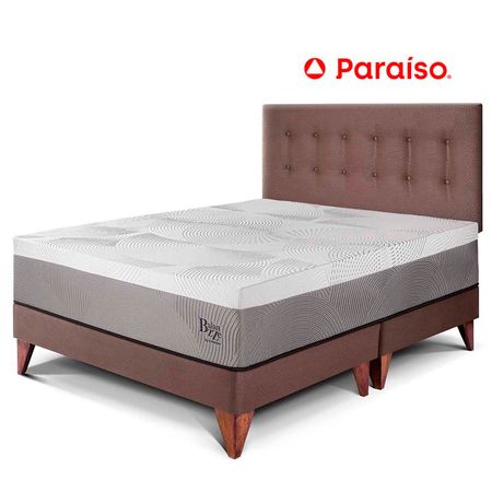 Dormitorio Europeo Balanzze Queen Chocolate