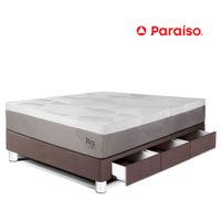 Cama con Cajones Balanzze 1.5 Plazas Chocolate