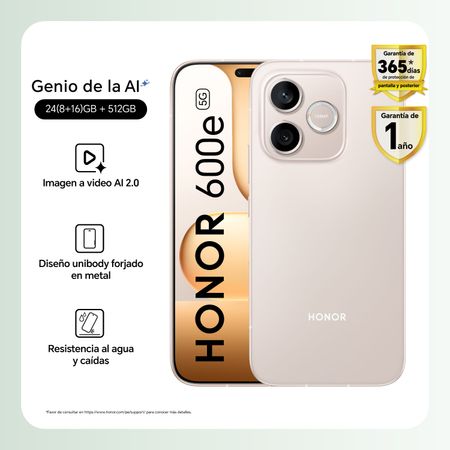 HONOR 600e 8GB+512GB Desert Gold