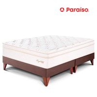 Cama Paraiso King Europea Royal Cloud Chocolate