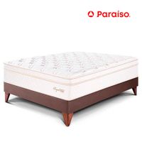 Cama Paraiso 1.5 Plazas Europea Royal Cloud Chocolate