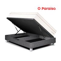 Cama Boxet Royal Dynasty 2 Plazas Gris