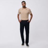 Pantalón Con Correa Slim Fit Negro Malabar Hombre