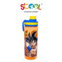 Botella Scool Dragon Ball Pc Tapa Rosca 600Ml