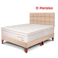 Dormitorio Europeo Royal Prince King Cabecera Blocks Champagne