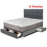 Dormitorio Royal Balanzze Cajones 2 Plazas Cabecera Blocks