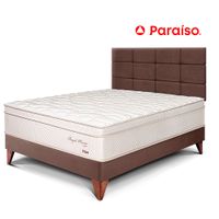 Dormitorio Europeo Royal Prince 2 Plazas Cabecera Blocks Chocolate