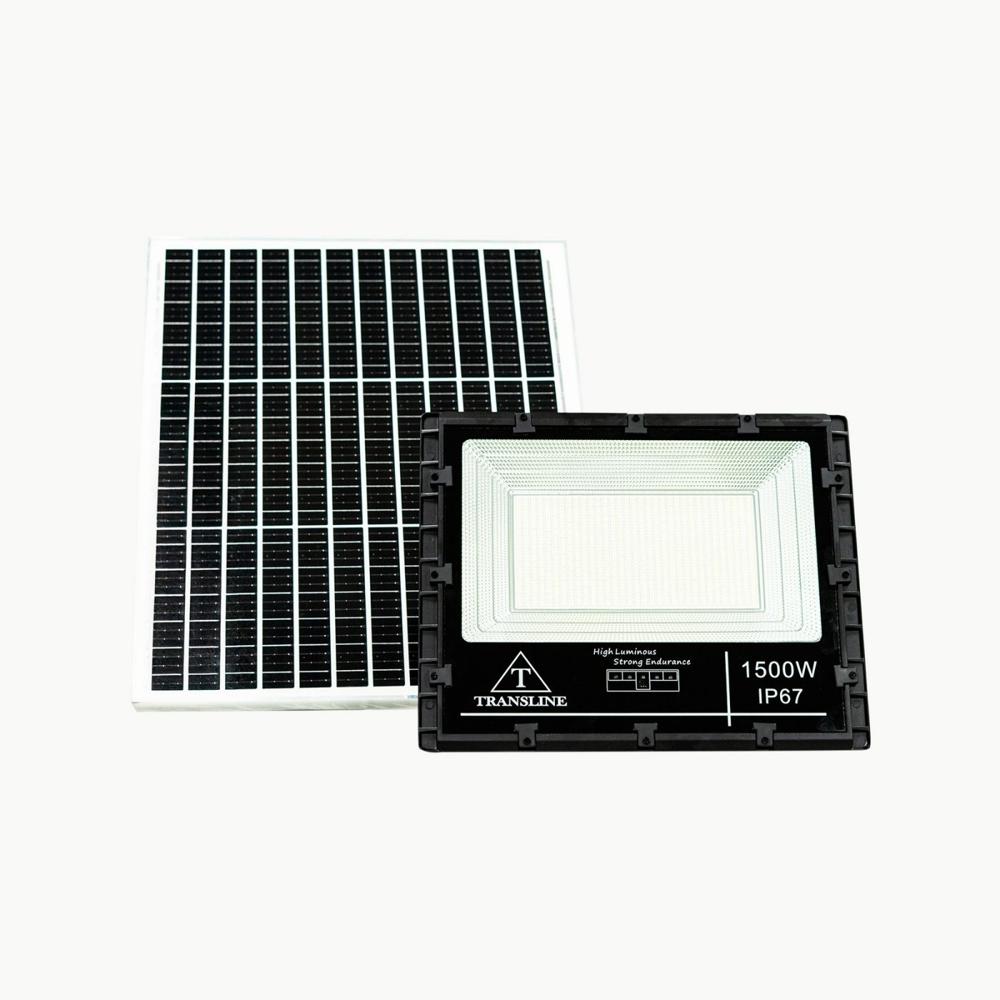 Reflector Solar 1500w 12h Reales Panel Y Batería Grande. - 7000 Lumenes