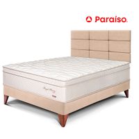 Dormitorio Europeo Royal Prince 1.5 Plazas Cabecera Blocks Champagne
