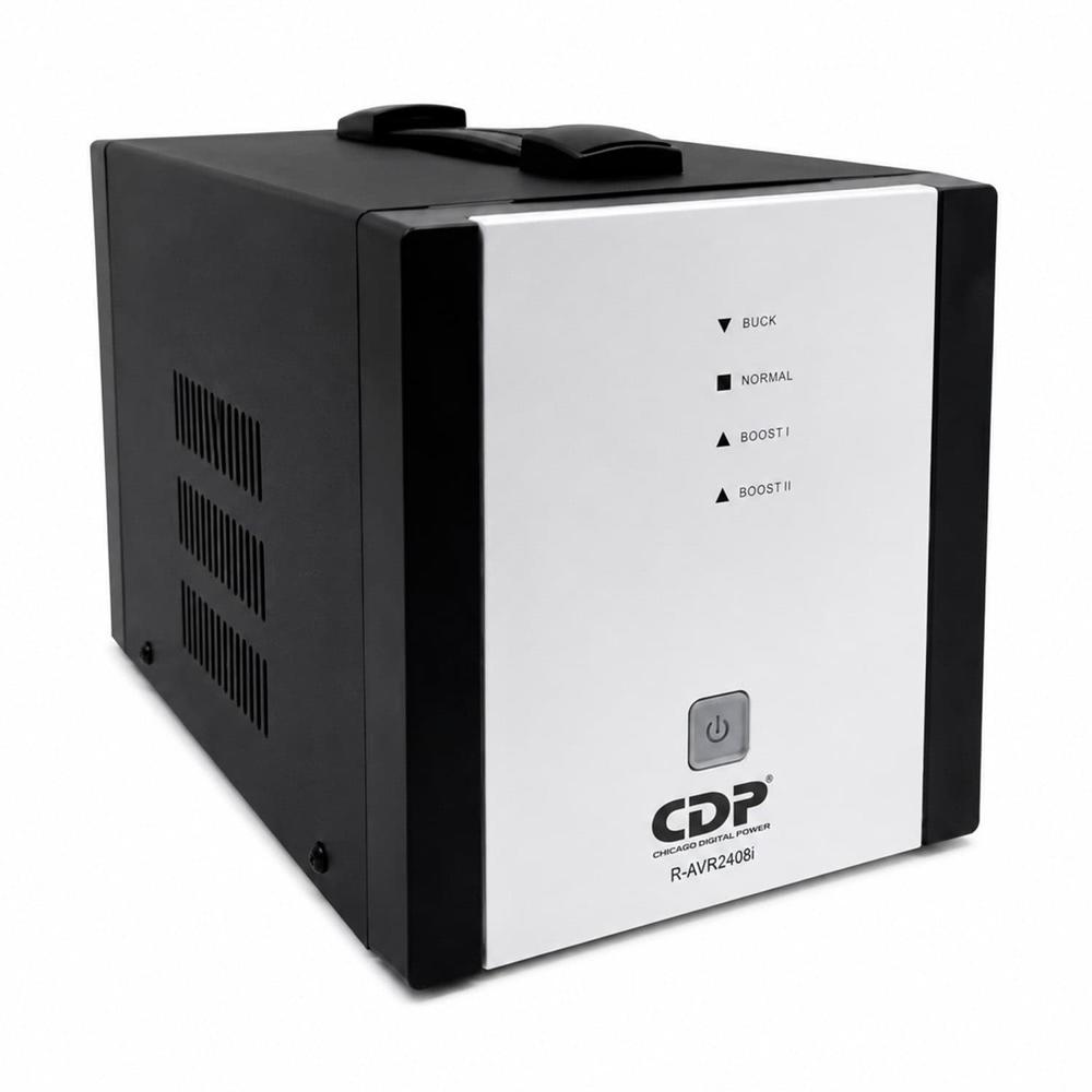 Estabilizador Regulador de Voltaje 2400VA 1200W 8 Salidas CDP R-AVR2408I