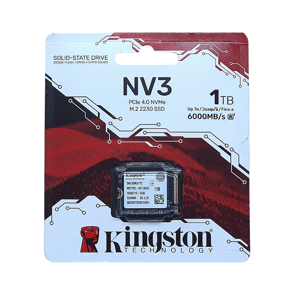 DISCO DURO SOLIDO KINGSTON 1TB M.2 2230 NVMe PCIe 4.0 1TB SNV3SM3 1T0