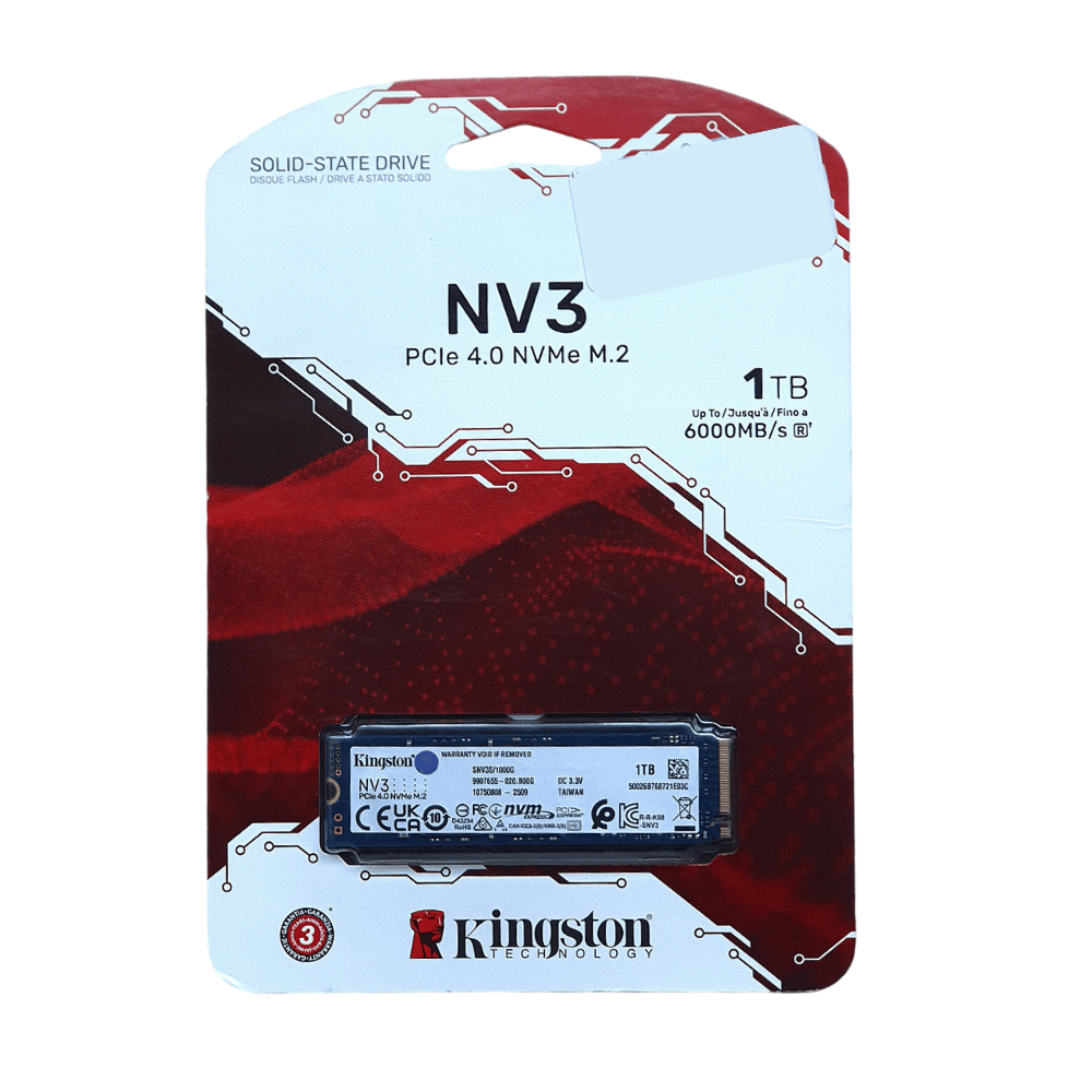 DISCO SOLIDO  KINGSTON 1TB M.2 2280 NVMe PCIe 4.0 SNV3S 1000G