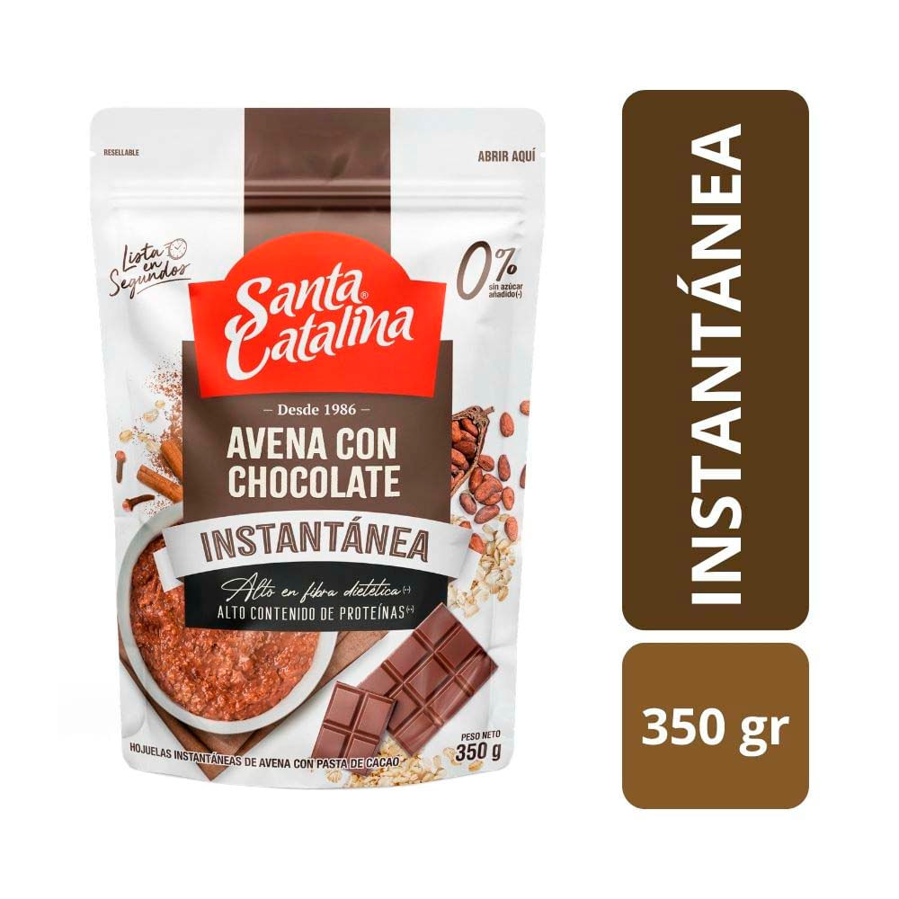 Avena Instantánea Chocolate SANTA CATALINA Doypack 350g