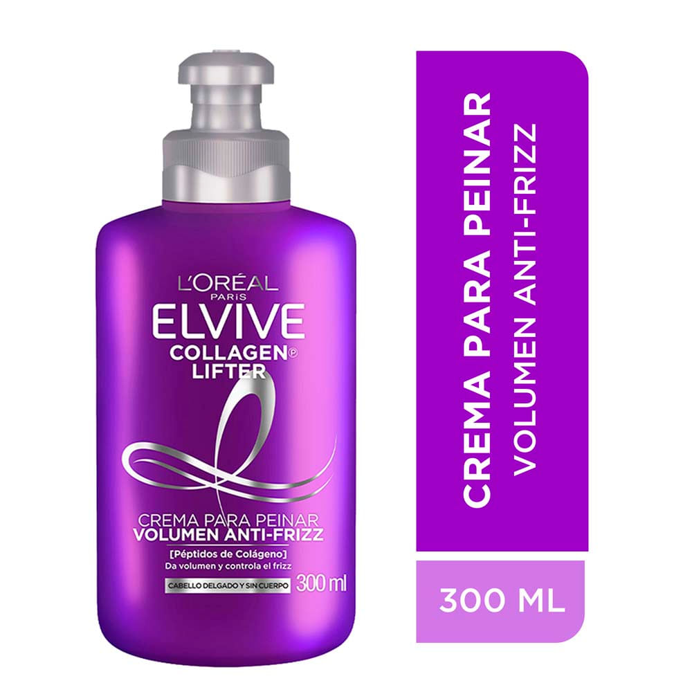 Crema para Peinar ELVIVE Colágeno Lifter Frasco 300ml