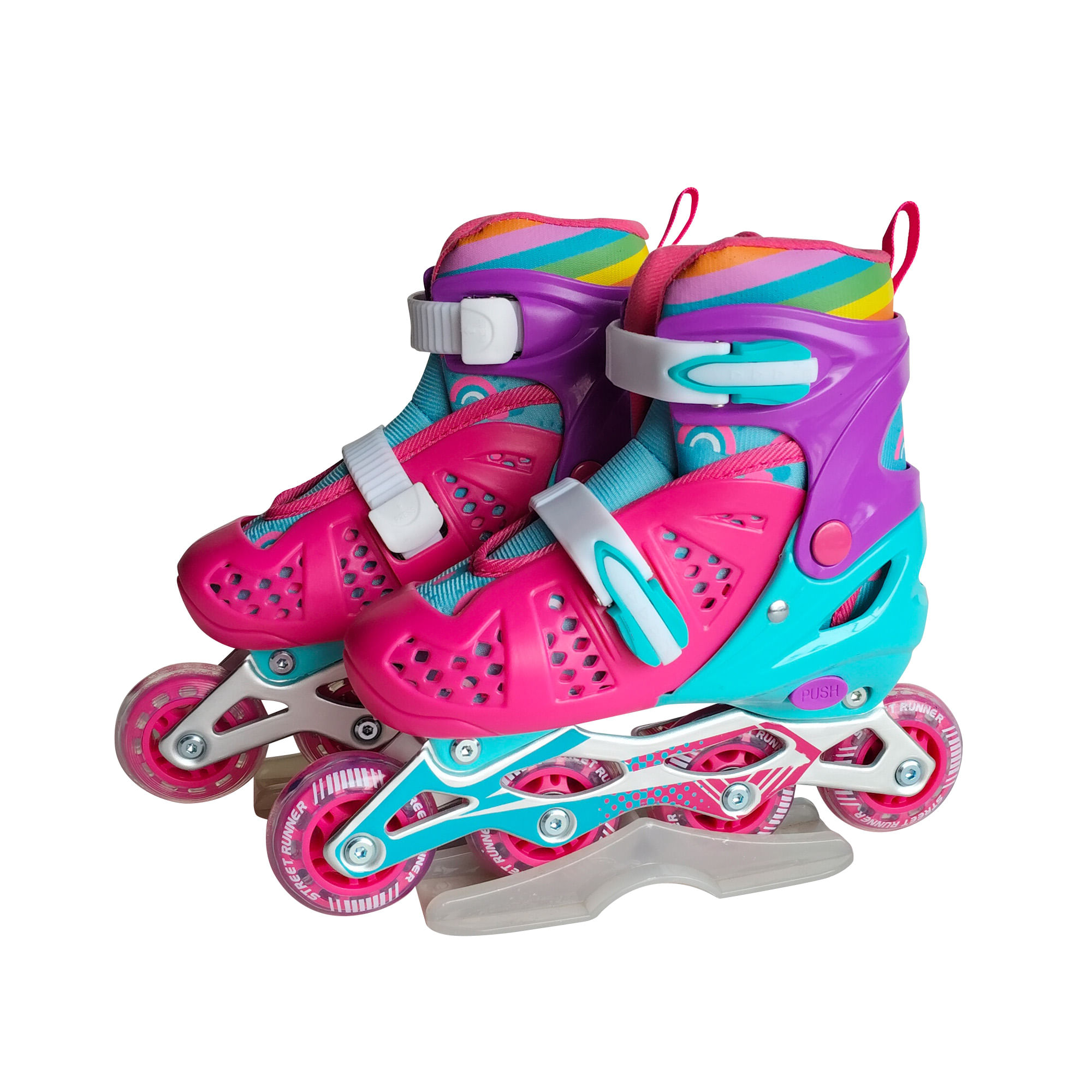 Patines STREET RUNNER Lineal 39-42 Turquesa