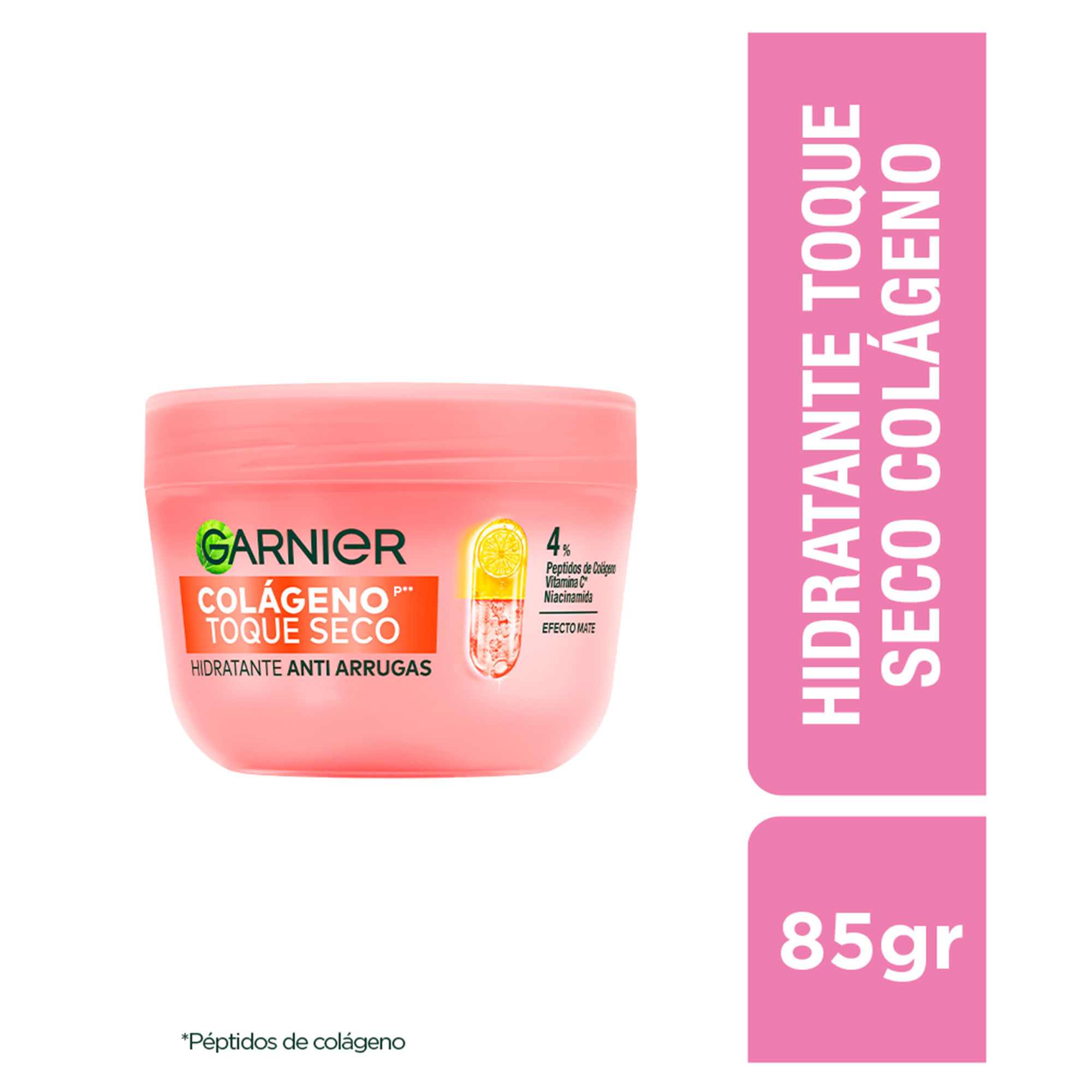 Crema Facial GARNIER Toque Seco Antiedad Pote 82.5ml