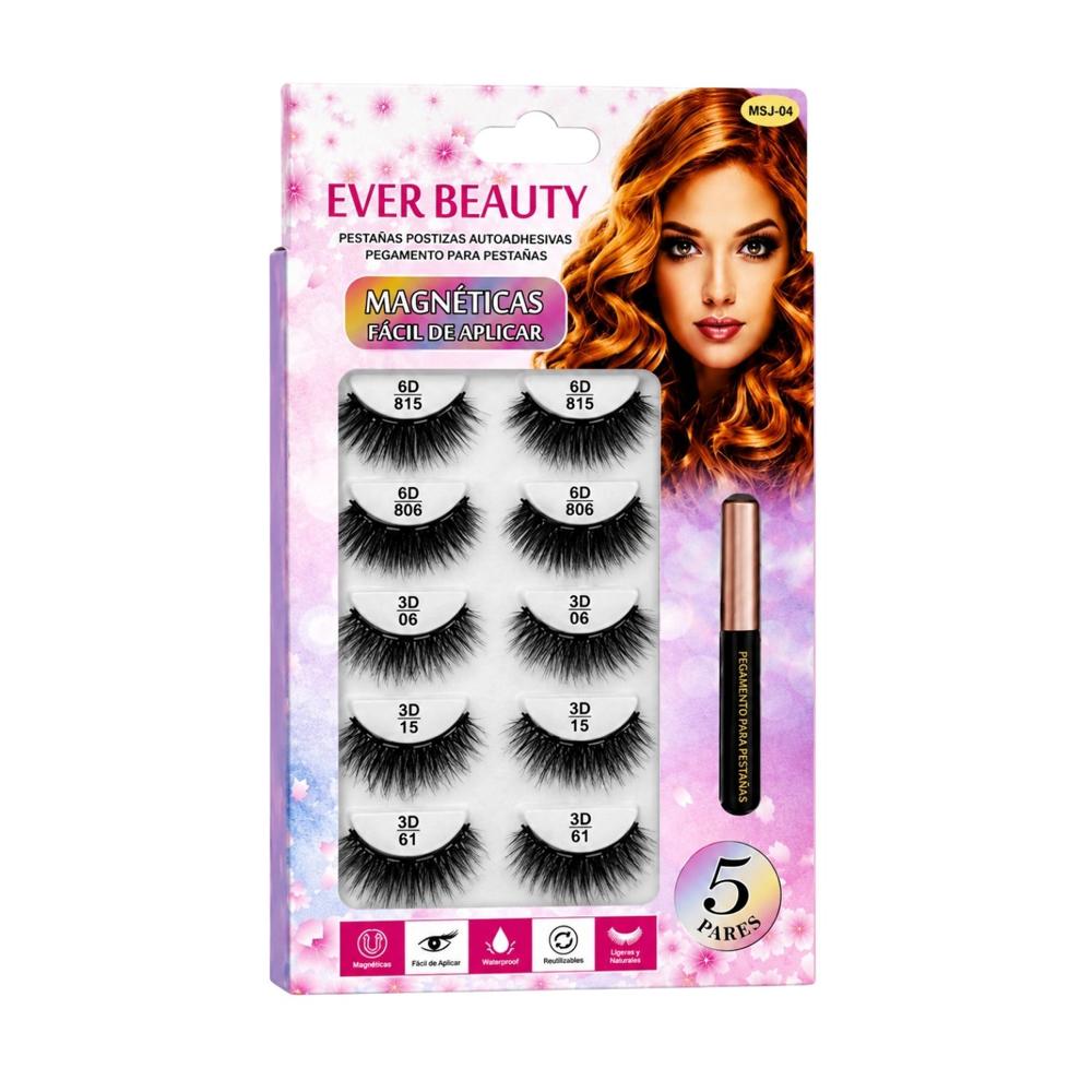 kit De Pestañas Magnéticas #815 #806 #06 #15 #61 - Ever Beauty
