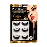 kit de Pestañas Magnéticas 6D 51# 42# 12# - Ever Beauty