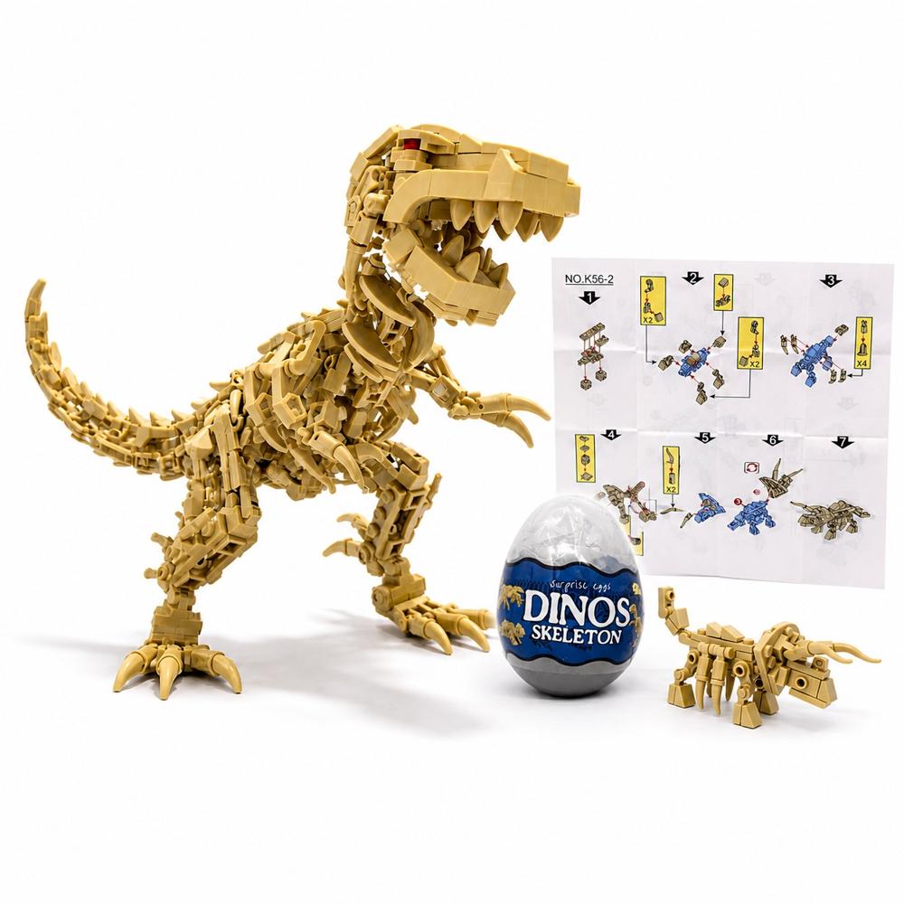 TEAM BRO Fósiles de dinosaurios bloques de construcción