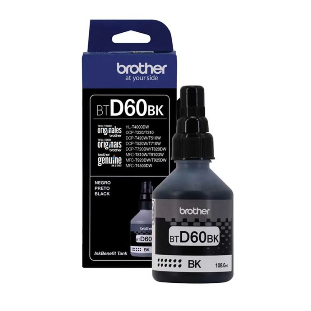 Tinta Brother BTD60BK Negro