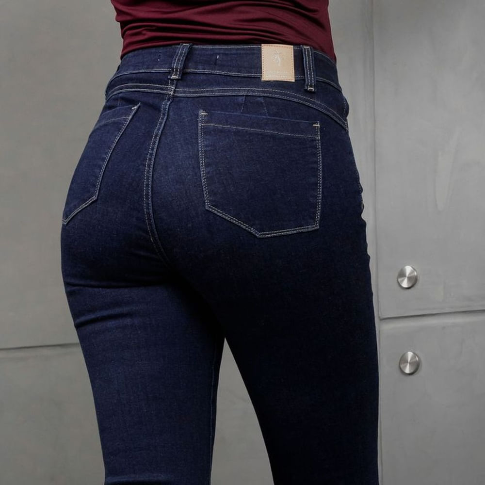 Nanamika Jean Flare Stretch Tiro Medio Mujer Alexha Natural 28