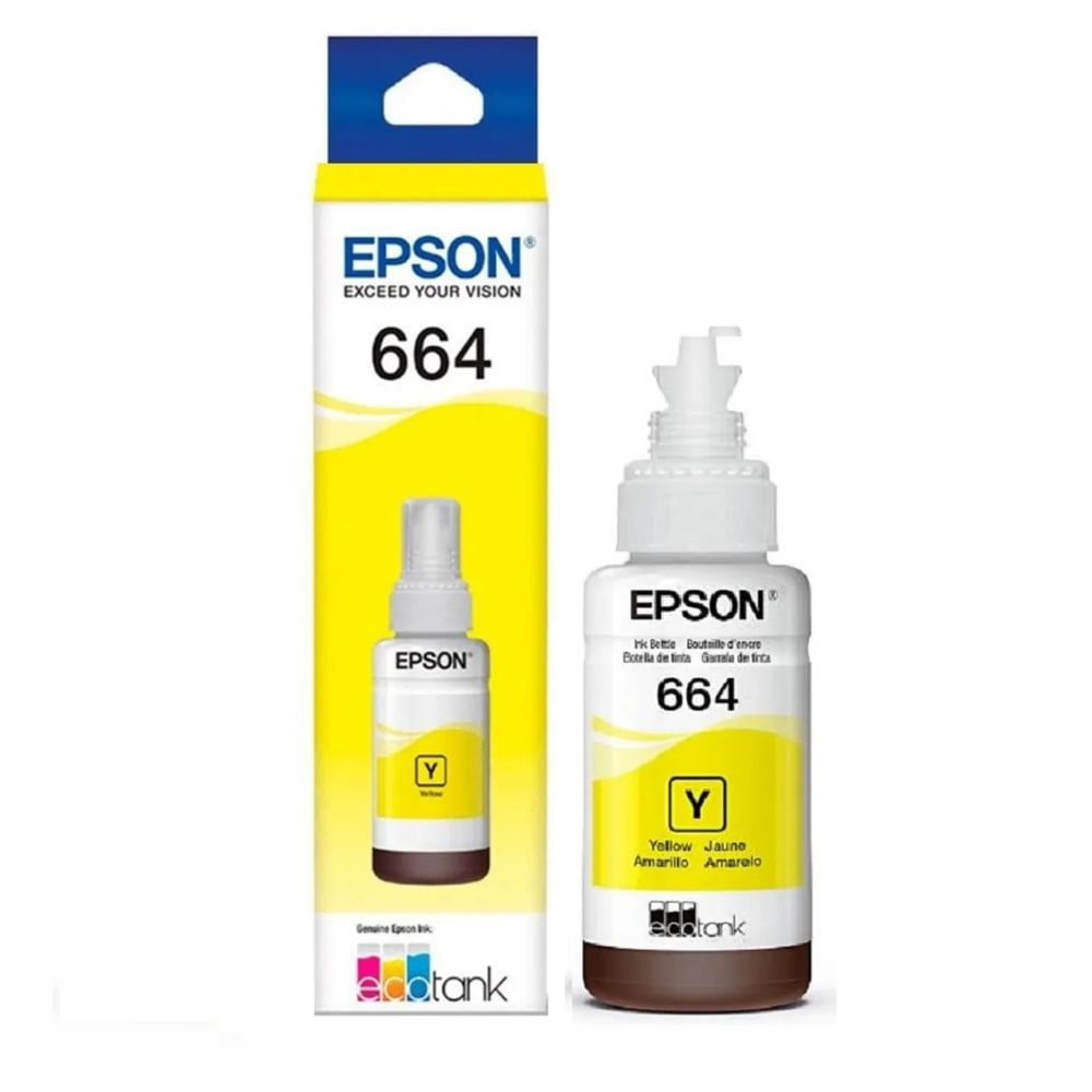 Tinta Epson T664 420 Amarillo