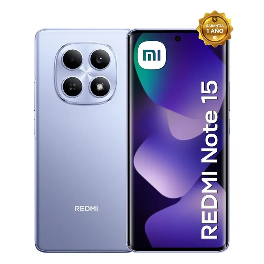 Redmi Note 15 4G, 6GB RAM - 128GB, Color Púrpura Púrpura
