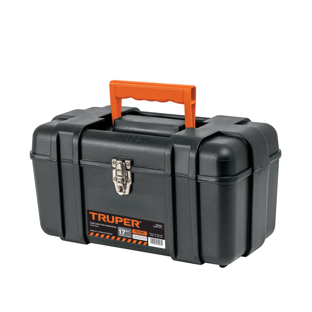 Caja para herramienta 17 industrial con broches metálicos