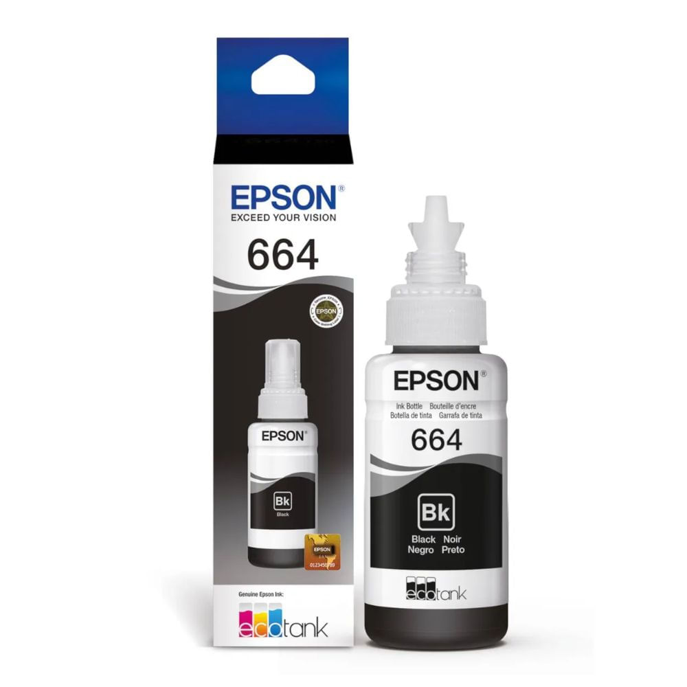 Tinta Epson T664 120 Negro