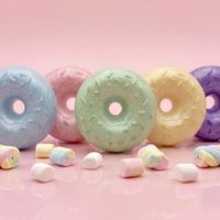 JABON DE CALENDULA LAVANDA Y MANZANILLA forma DONUT - P. NIÑOS x 2 UN. - PRODUCTO NATURAL