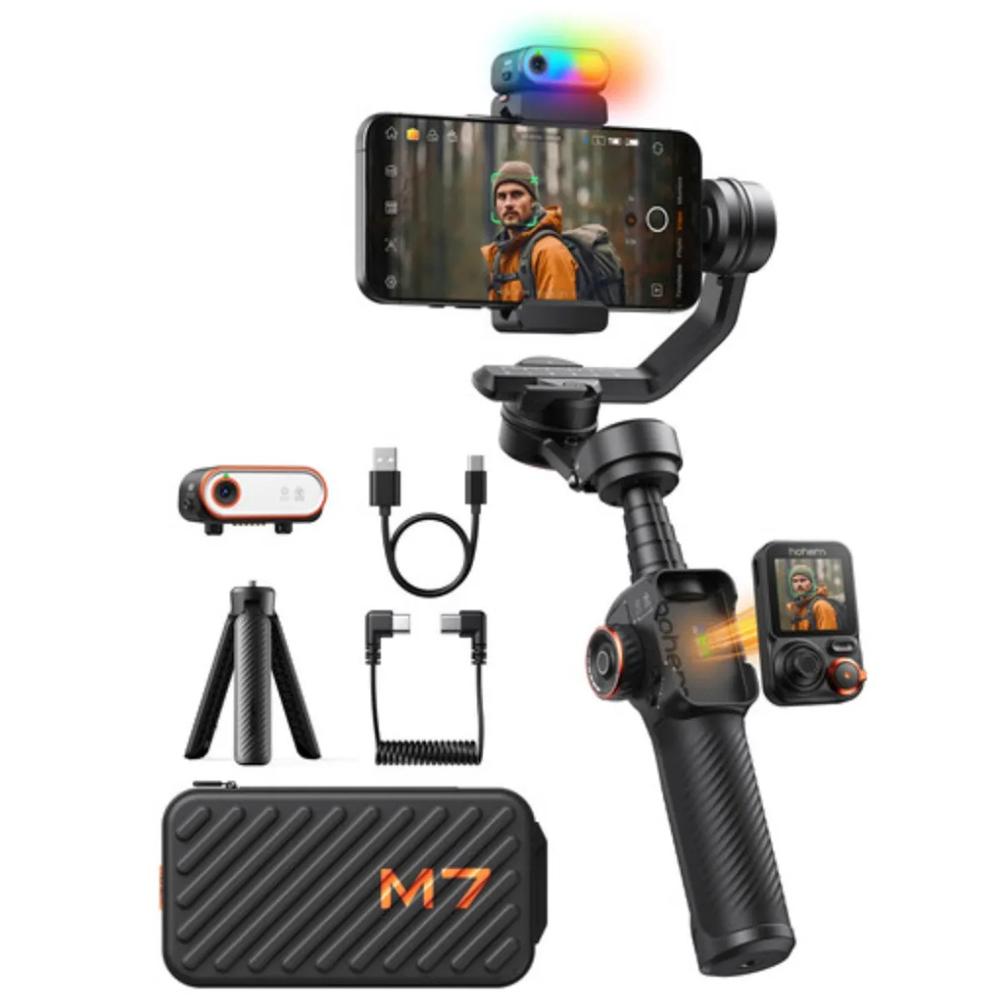 Estabilizador Hohem iSteady M7 con Seguimiento de IA para Móvil
