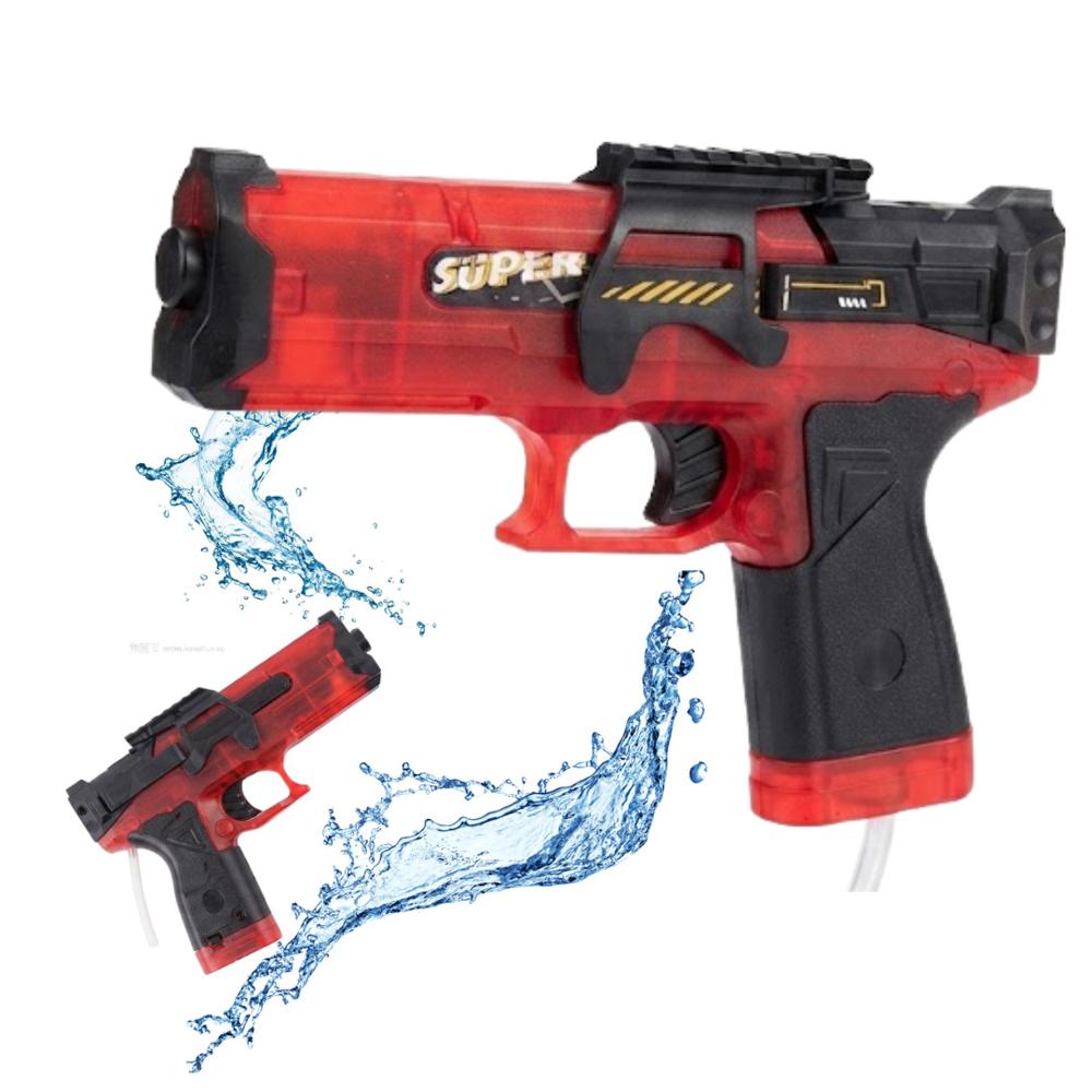Pistola de Agua Eléctrica Manual Juguete para Niños Cargador Accesorios RO