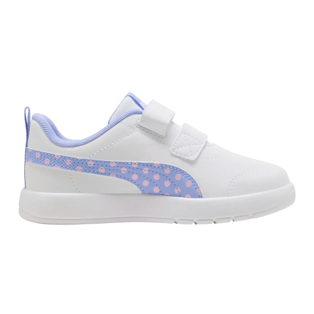 Zapatilla Puma Courtflex V3 Dotty V PS 398758 07 Blanco 30