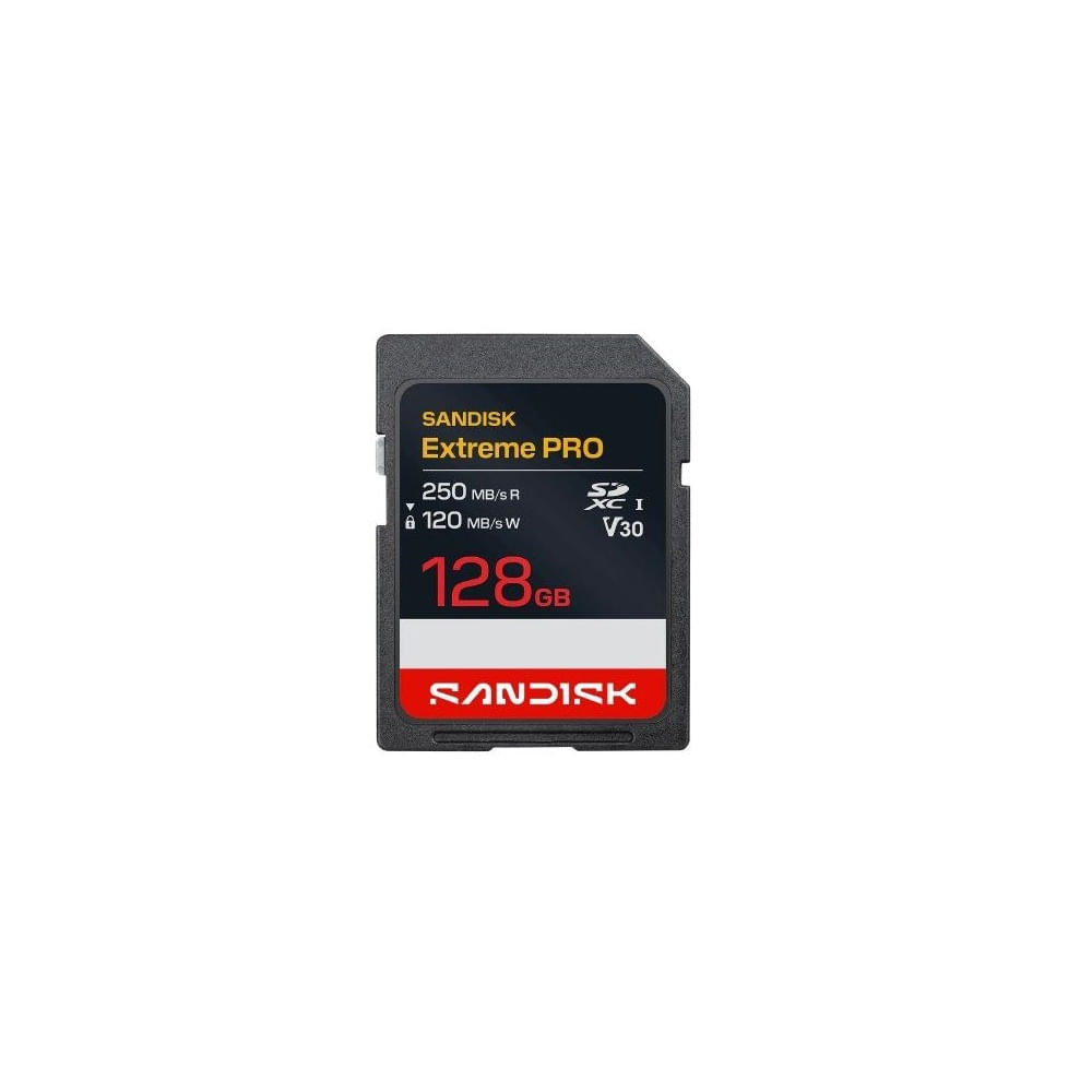 Tarjeta SD UHS-I de SANDISK Extreme PRO - 128GB SDSDXXJ-128G-GSCIN