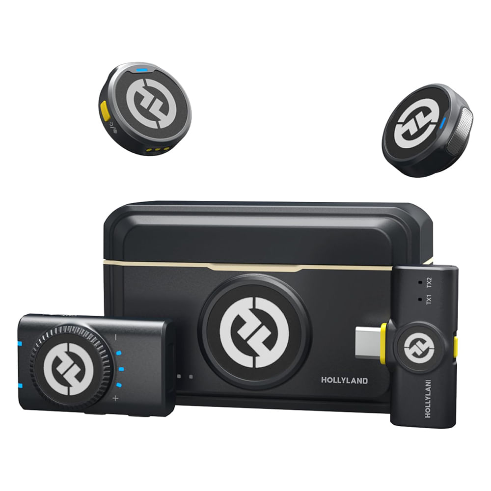 Micrófono Inalámbrico Hollyland Lark M2 Mini Combo USB C TRS Cámara