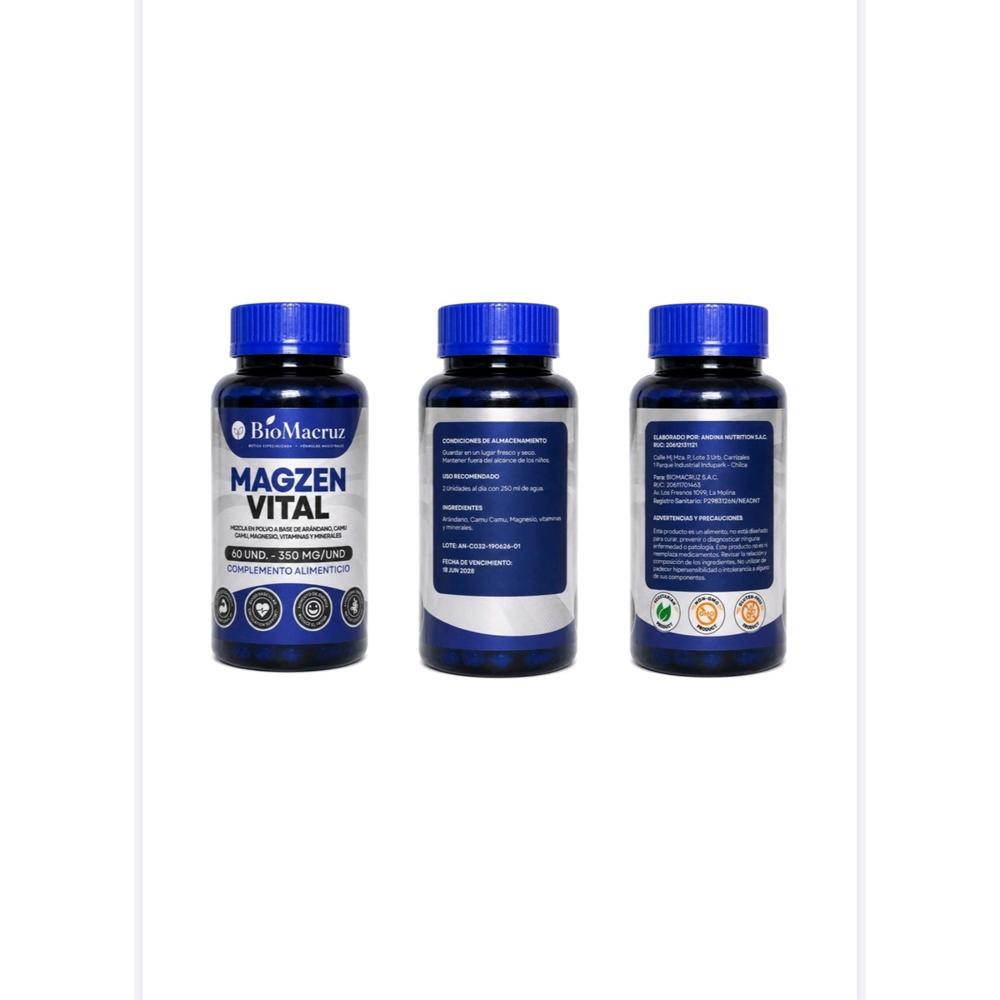Pack 2 Unidades Magzen Vital Bm-magzen - 60u