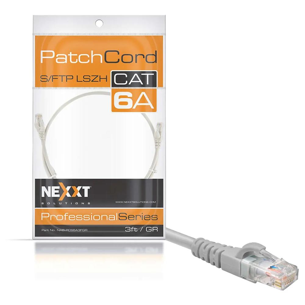 Cable de Red Patch Cord Cat6 3FT Nexxt Solutions AB361NXT01 Ethernet RJ45