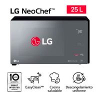 Horno Microondas LG 25L MS2596DIR Negro