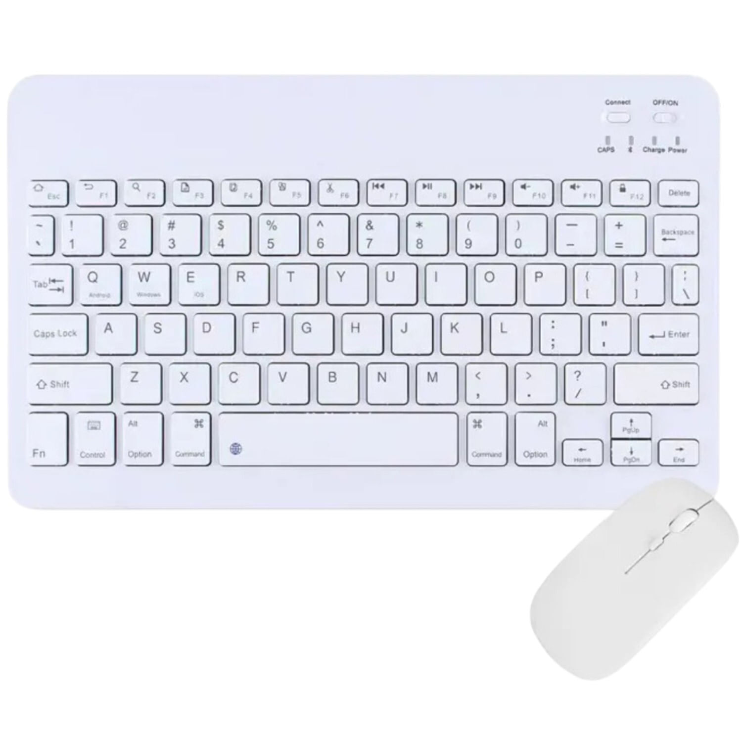Teclado con Mouse  Bluetooth  Inalámbrico Celular Tablet TV  Mac iPad
