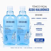 PACK 2 TÓNICO FÁCIAL  ÁCIDO HIALURÓNICO 500ML DR RASHEL