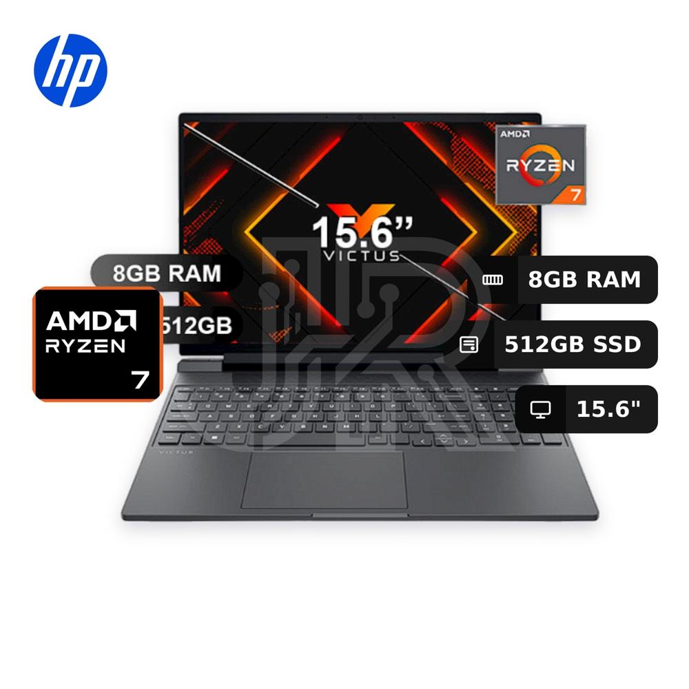 Laptop Hp 15-fb3019la Ryzen 7-7445hs 8gb 512gb Ssd 15.6""