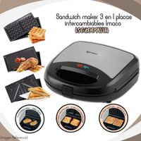 Sandwich maker 3 en 1 Imaco - ISG2009WM