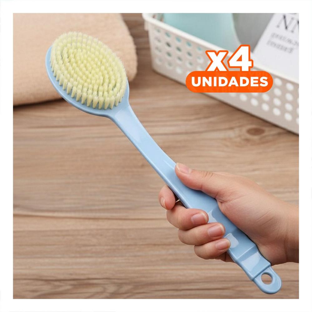 Pack4 Utensilio Un Cabezal Azul 36cm para Bano y Relax