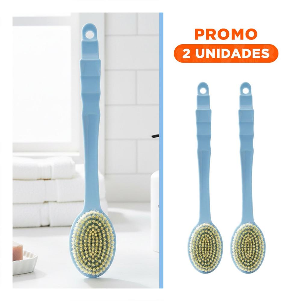 Pack2 Cerdas Corporal Azul 36cm Un Cabezal para Todo Hogar