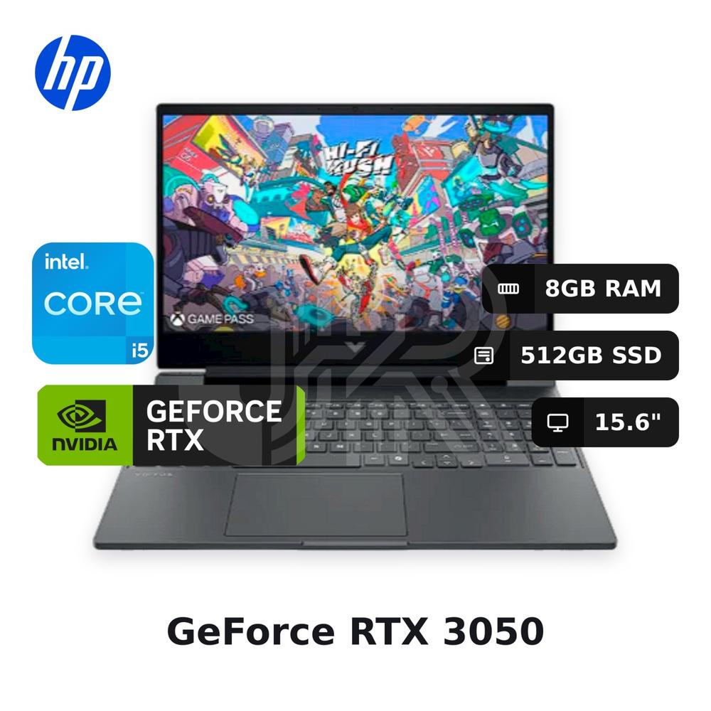Laptop Hp Victus 15-fa2035la Core I5-13420h 8gb 512gb Ssd Rtx 3050 15.6" (d74jmla#abm)