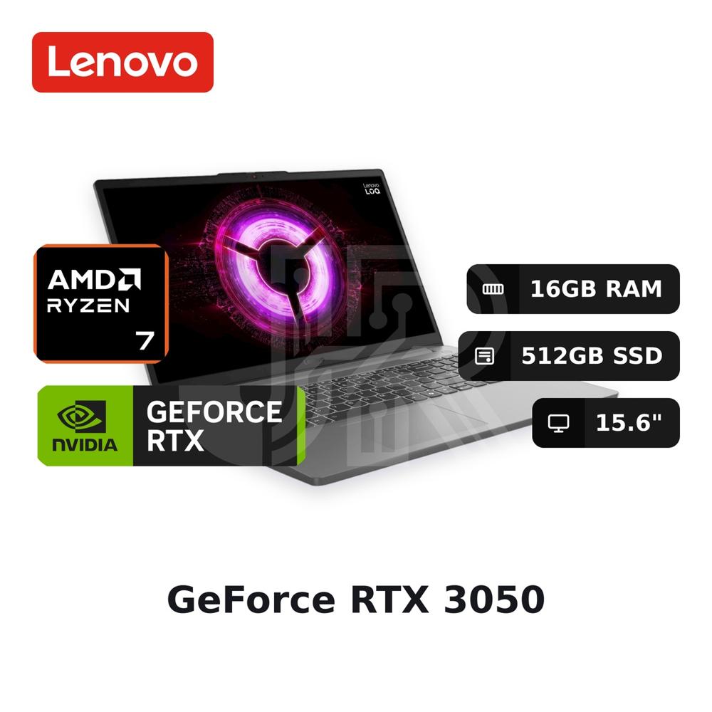 Laptop Lenovo Loq Essential 15arp10e Ryzen 7-7735hs 16gb 512gb Ssd Rtx 3050 15.6"" (83s00049lm)