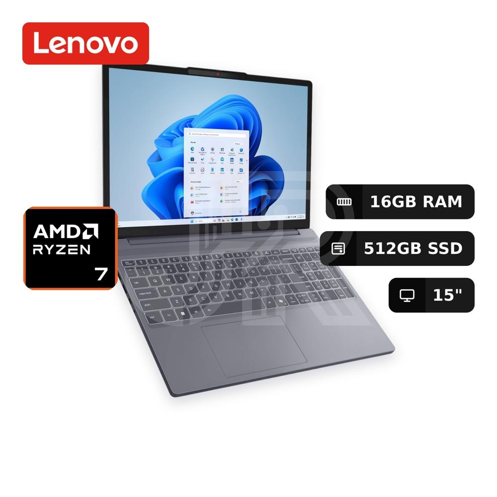 Laptop Lenovo Ideapad Slim 3 15arp10 Ryzen 7-170 16gb 512gb Ssd 15"" (83k700tuus)