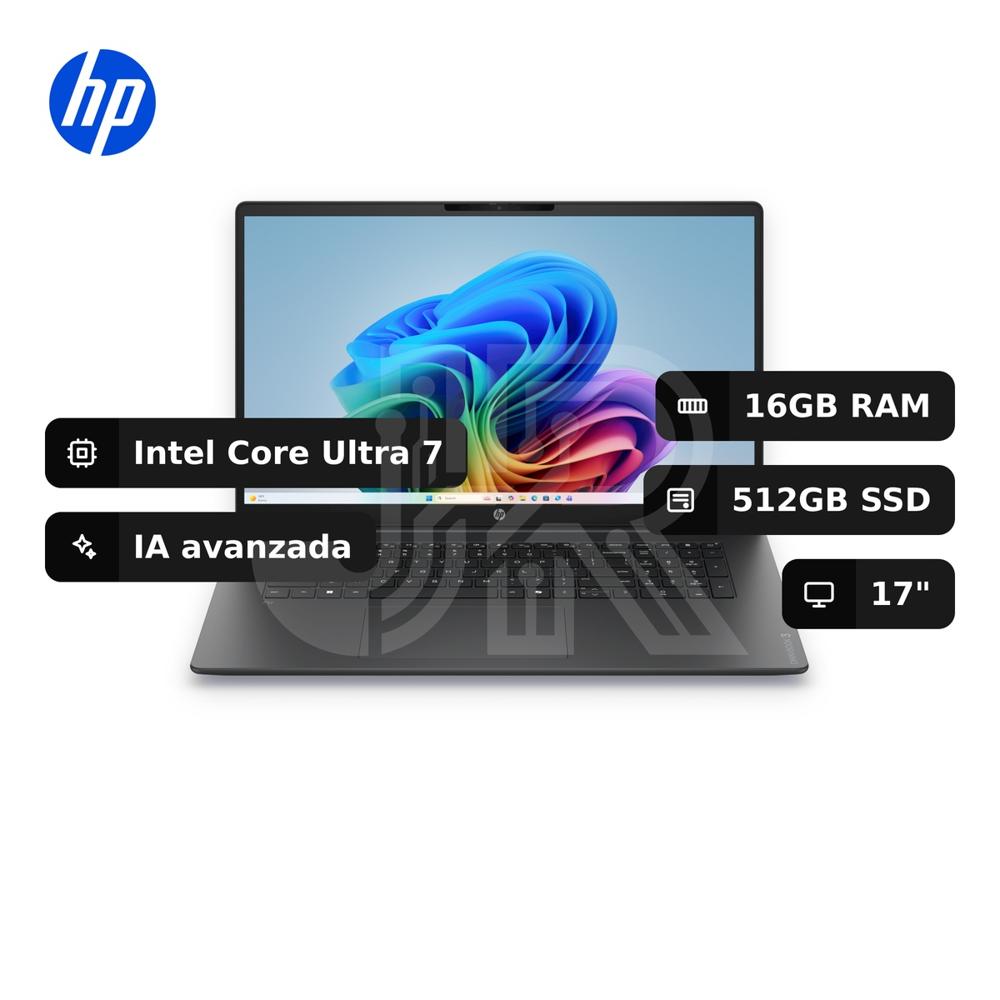 Laptop Hp Omnibook 3 17-dg0107dx Core Ultra 7-255u 16gb 512gb Ssd 17"" (d7nf3ua#aba)