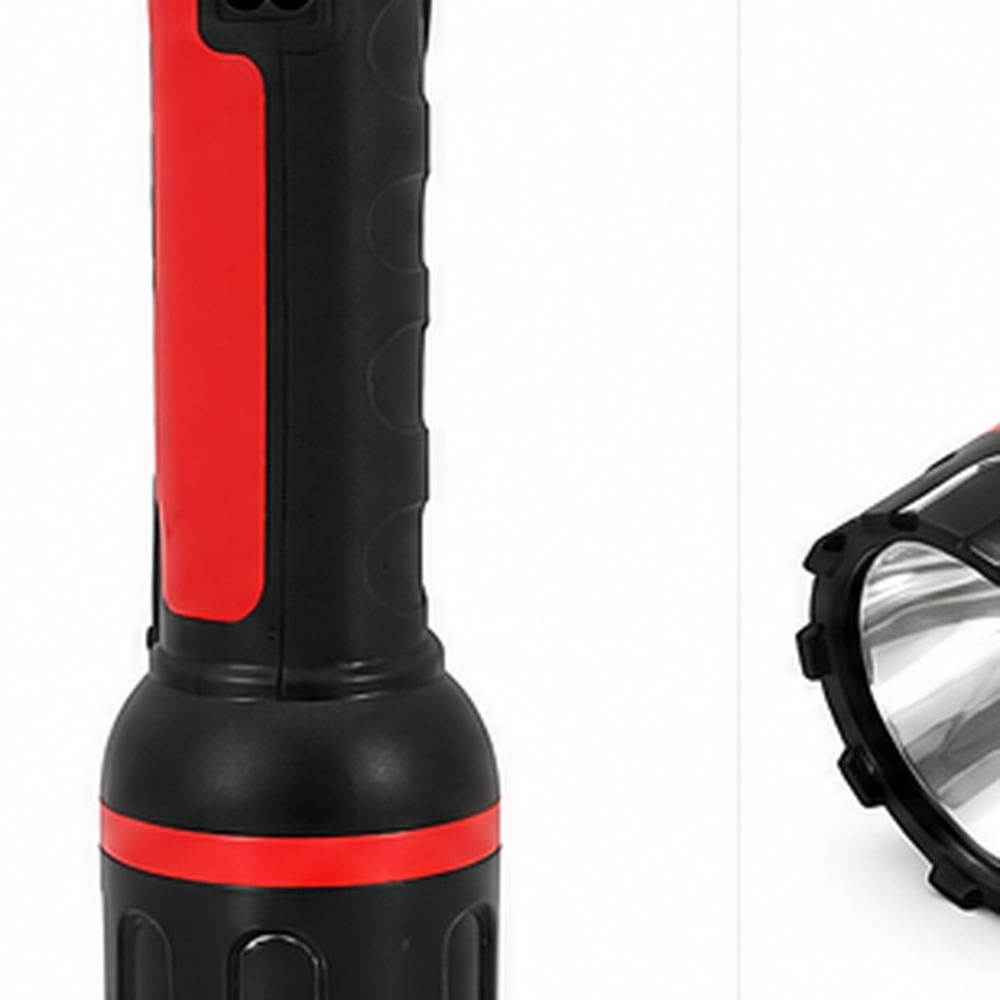 BOSSNEY Linterna LED con Batería Integrada 500mAh Rojo/Azul BS-L3106